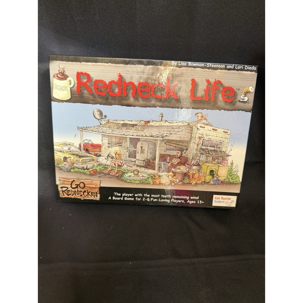 Gut Bustin Games Redneck Life Board Game Lisa Bowman-Steenson GUT1000 New